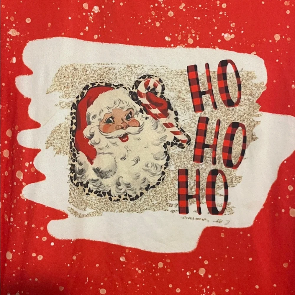 Girl’s Santa Shirt and Pant Set